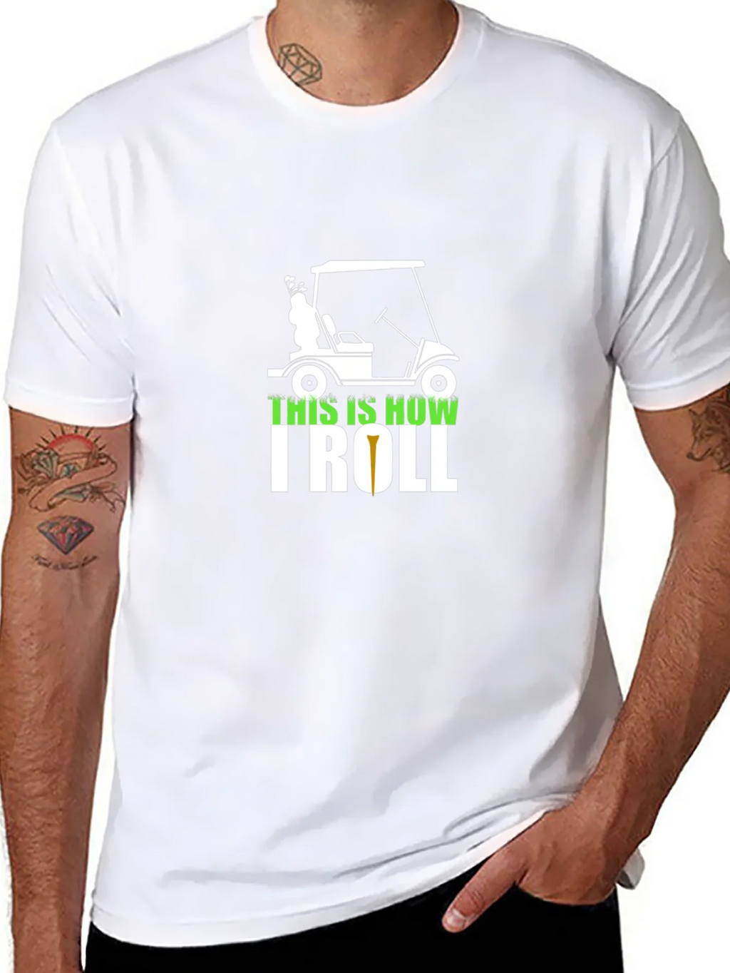 Golf Cart T-Shirt - This is How I Roll Tee product image 10