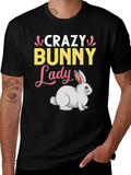 Crazy Bunny Lady T-Shirt product image 1