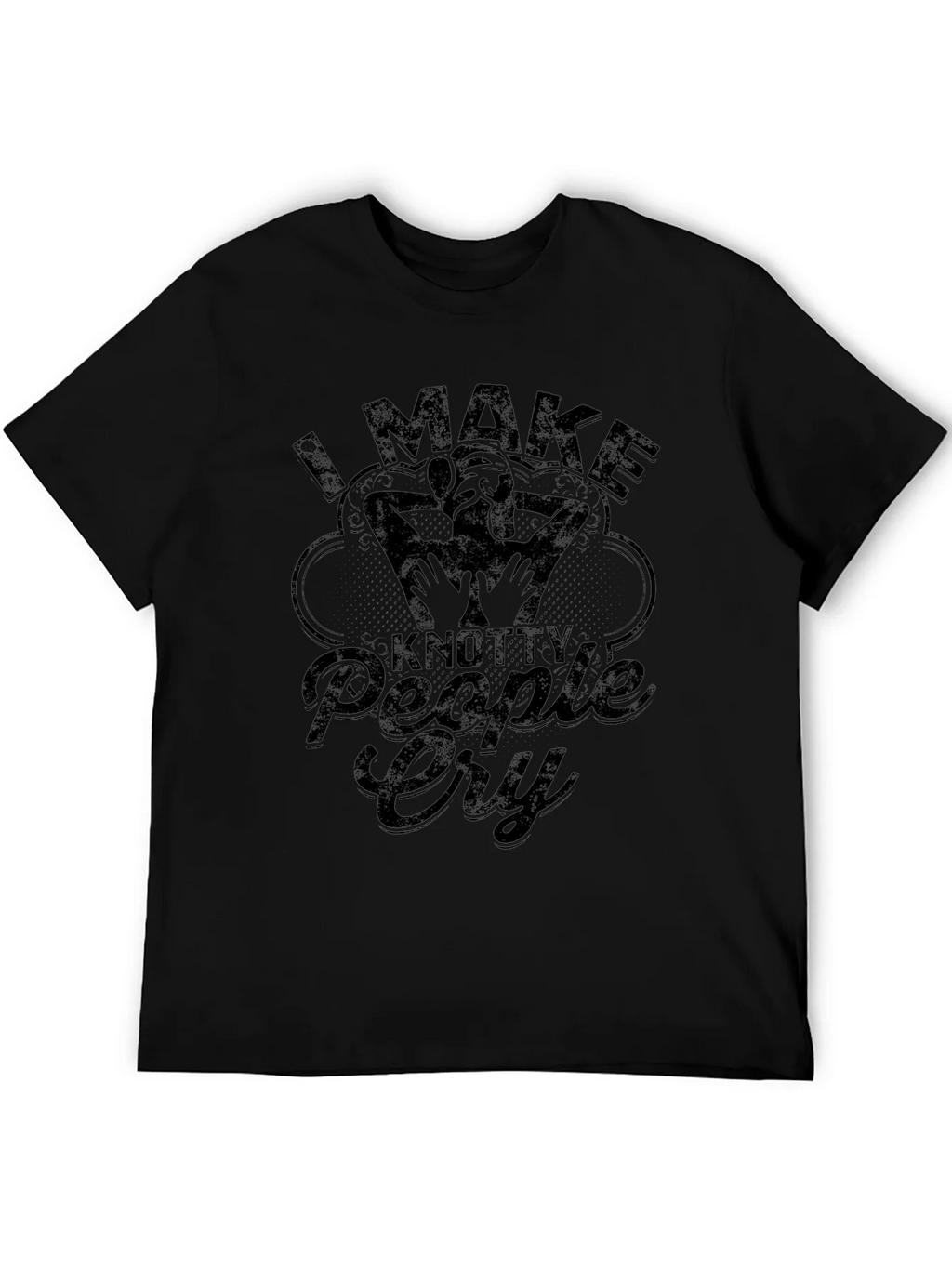 Knotty People Cry Massage Therapist T-Shirt product image 8