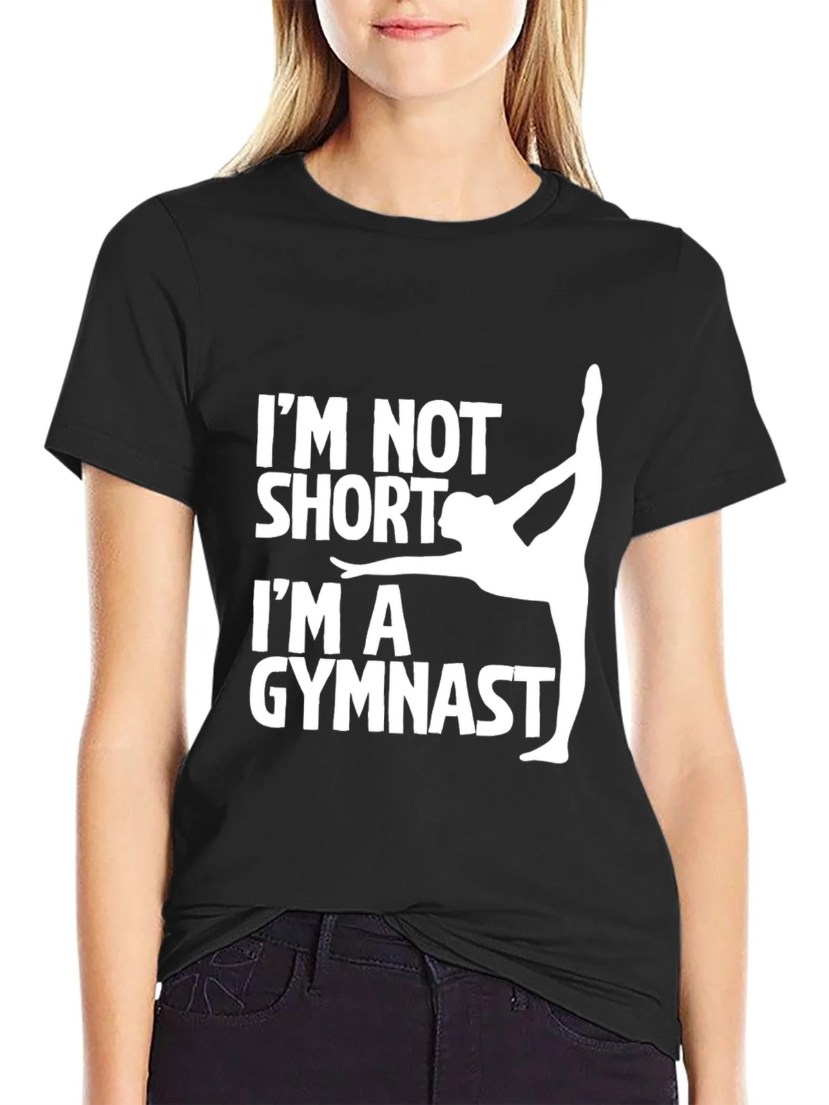Gymnast Graphic Tee - Im Not Short product image 5
