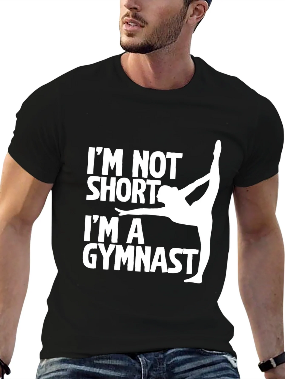 Gymnast Graphic Tee - Im Not Short product image 9