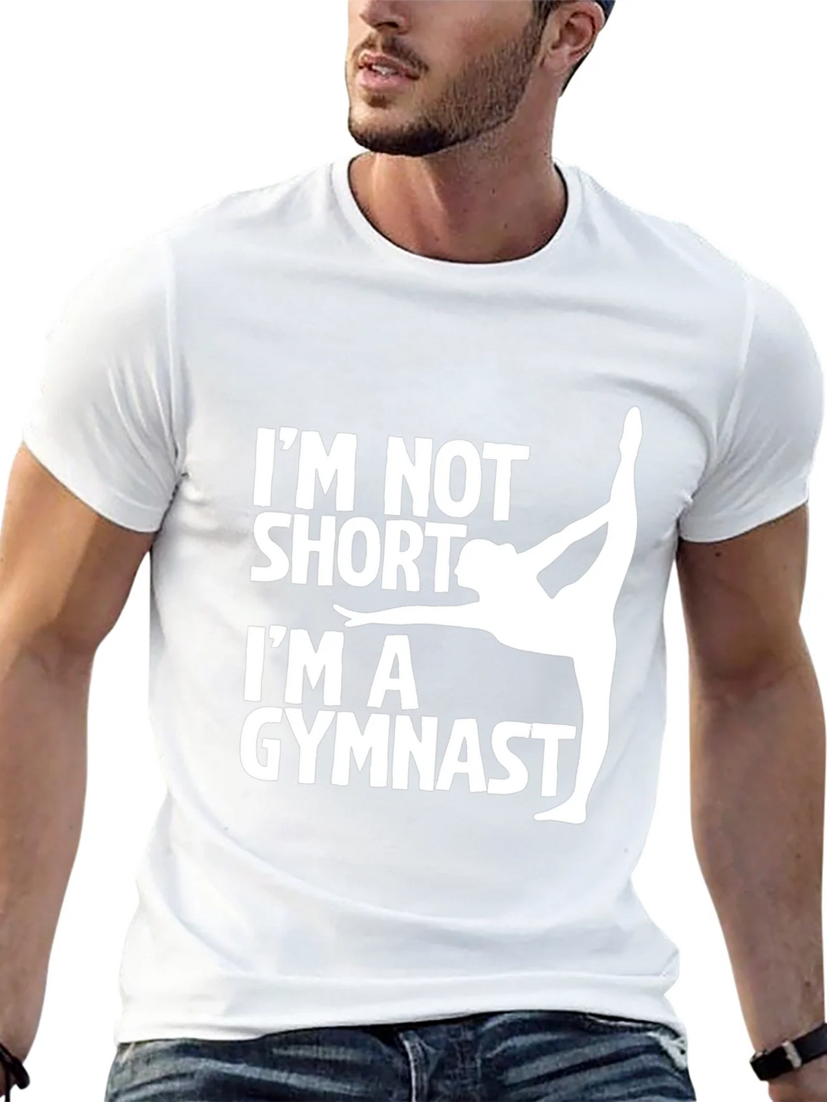 Gymnast Graphic Tee - Im Not Short product image 4