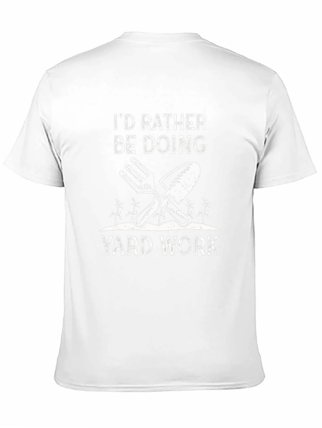 Id Rather Be Doing Yard Work T-Shirt product image 2