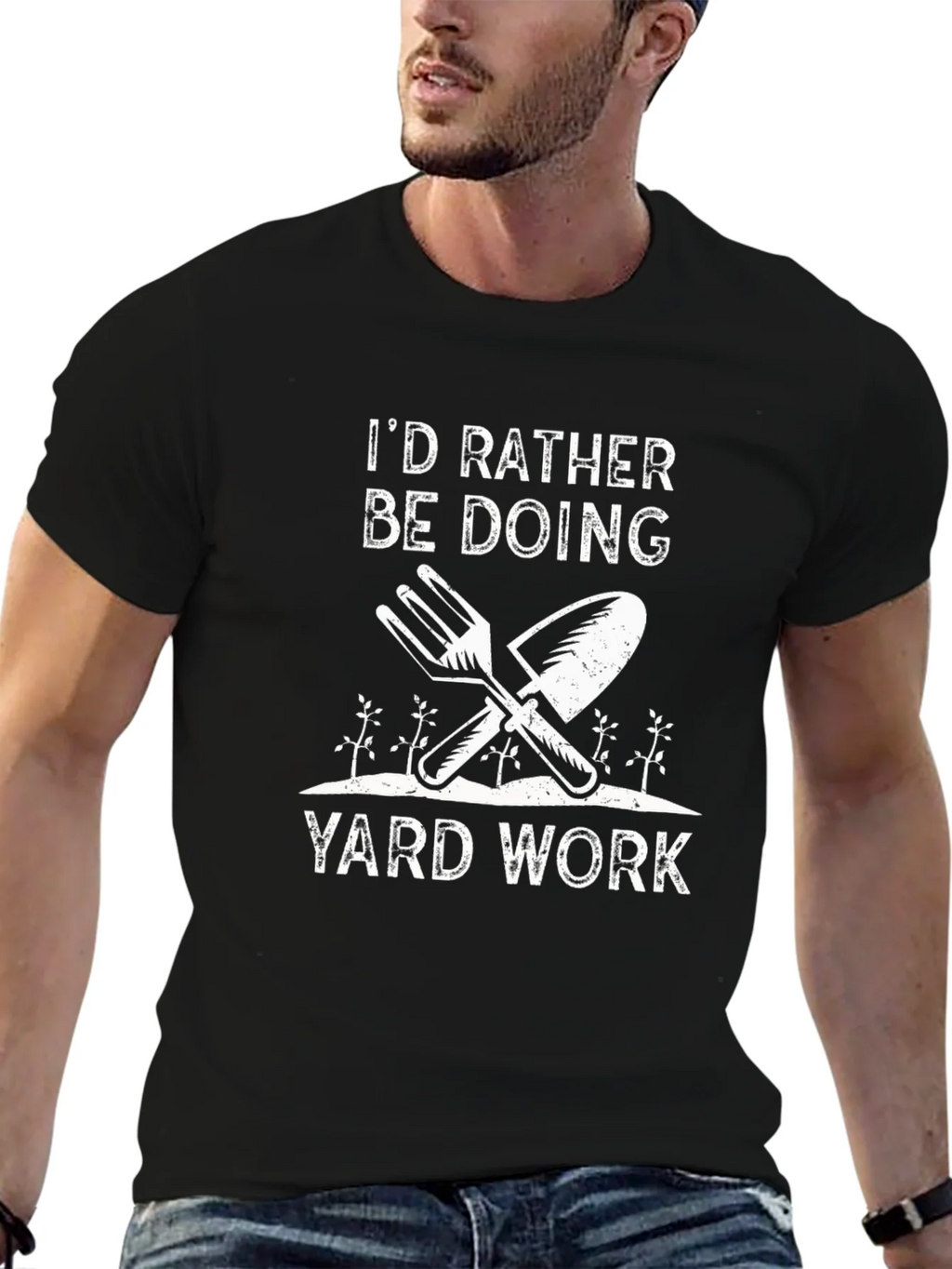 Id Rather Be Doing Yard Work T-Shirt product image 8
