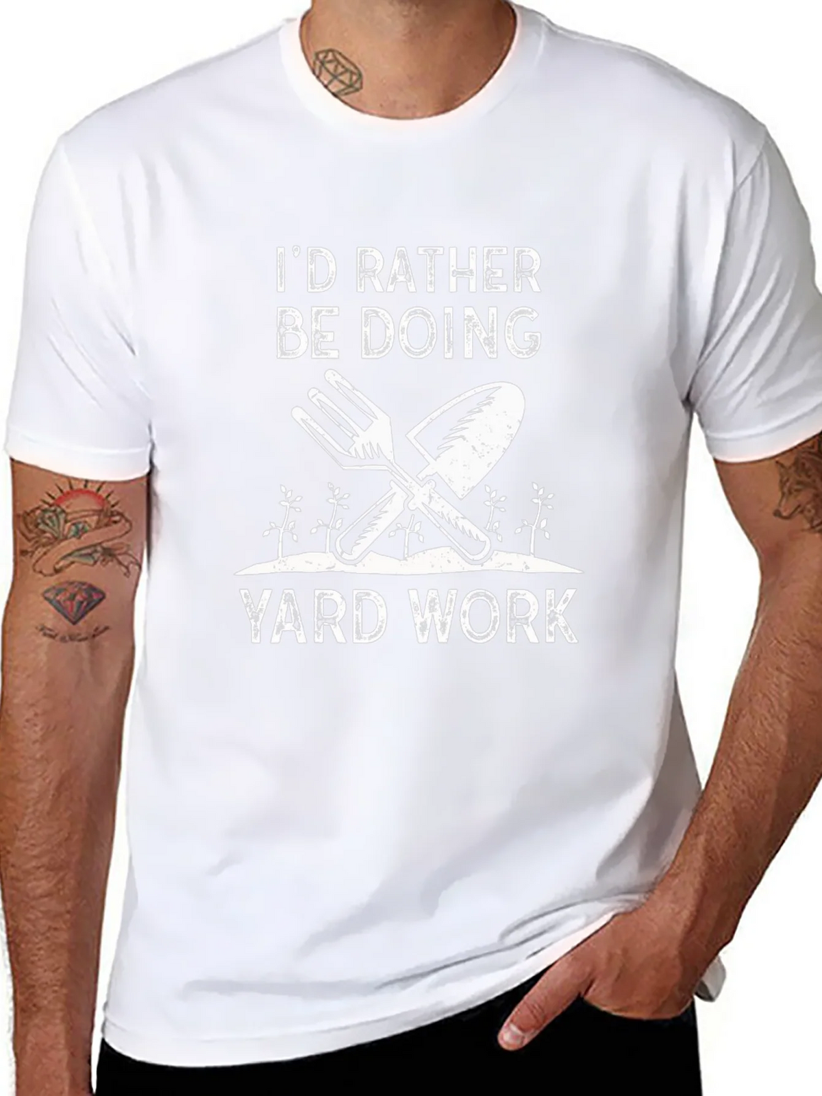Id Rather Be Doing Yard Work T-Shirt product image 9