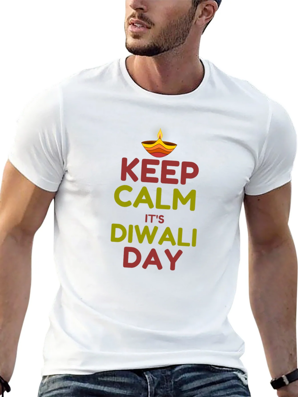 Keep Calm Its Diwali Day T-Shirt product image 4