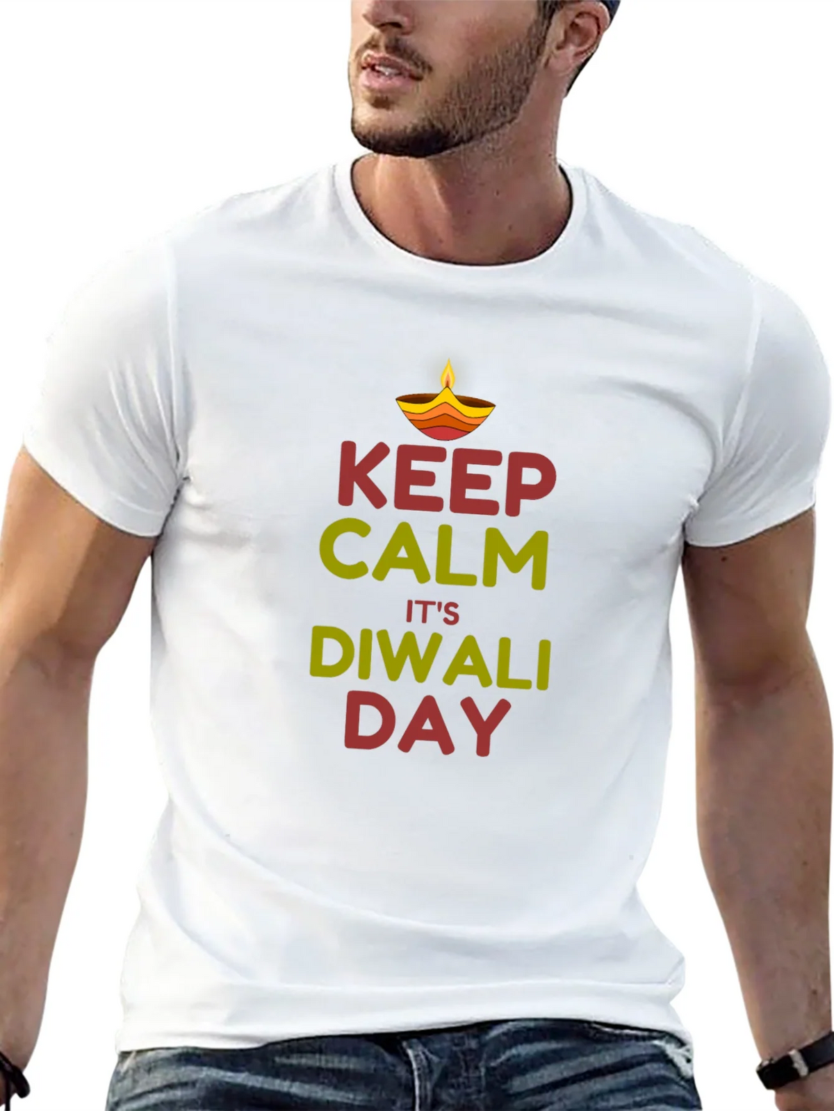 Keep Calm Its Diwali Day T-Shirt product image 4