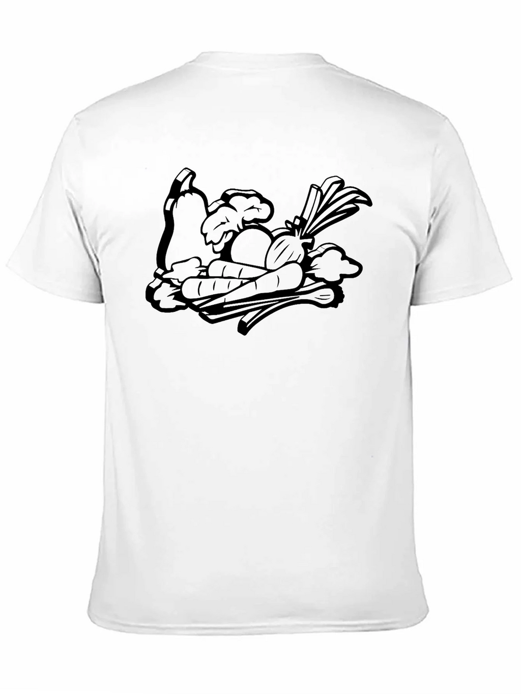 Whimsical Veggie Patch Graphic Tee - Black product image 2