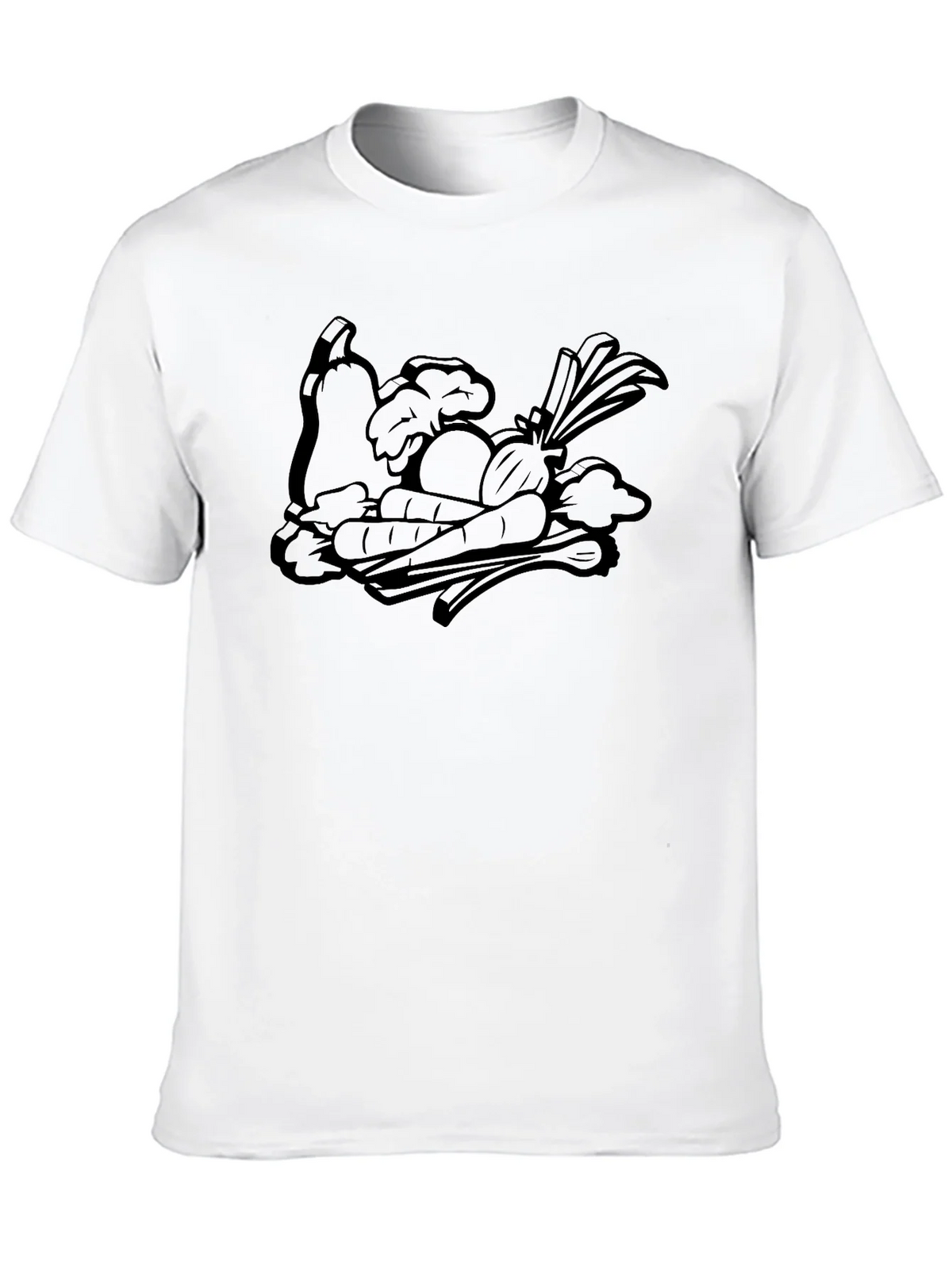 Whimsical Veggie Patch Graphic Tee - Black product image 12