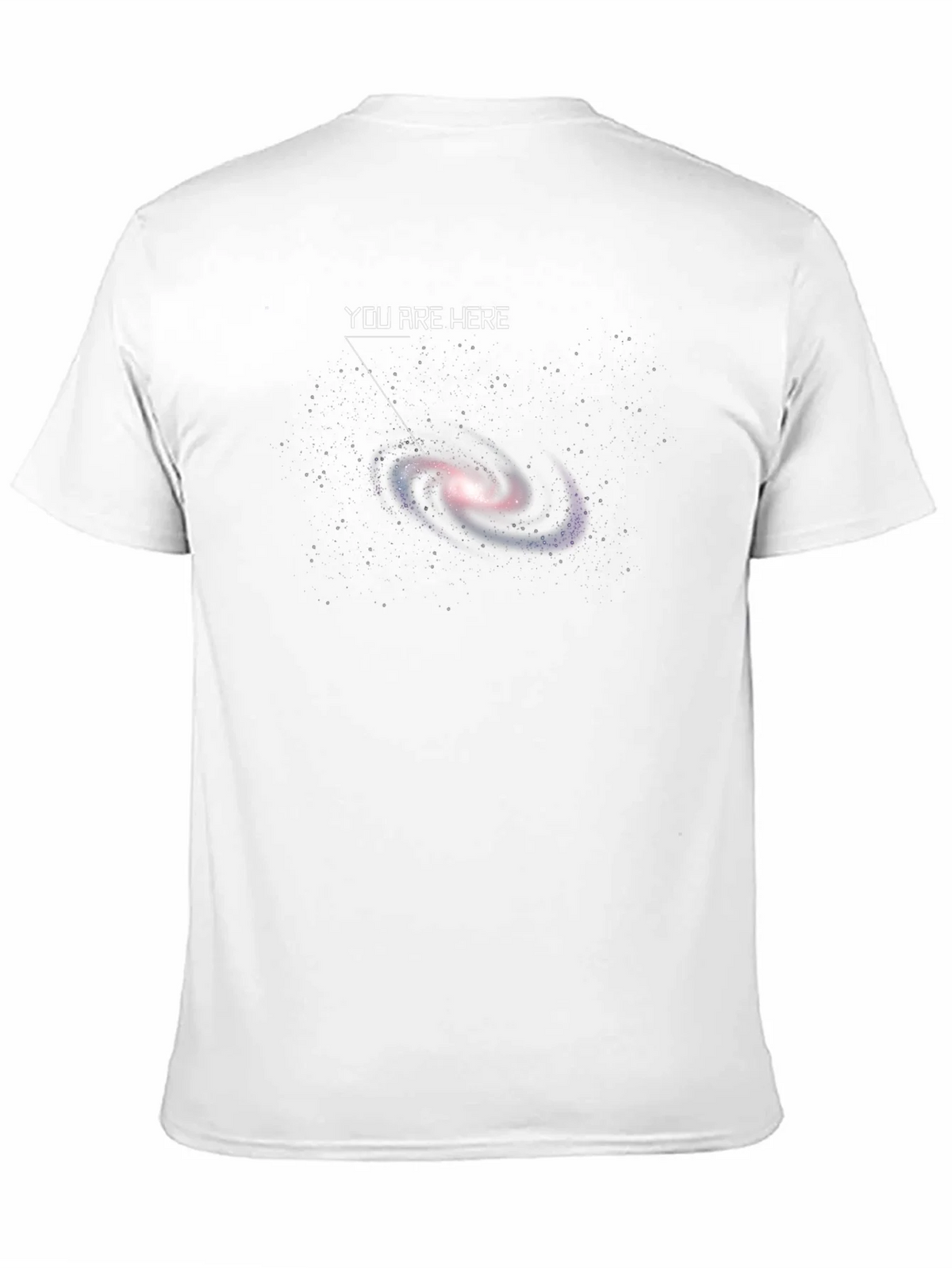 You Are Here Galaxy Graphic T-Shirt - Black product image 2