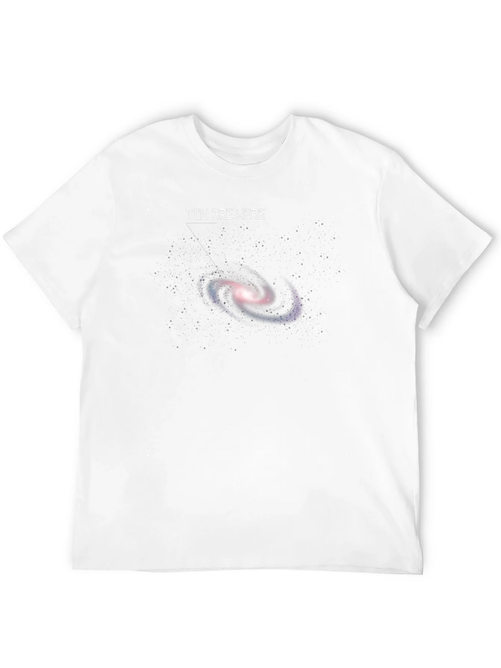 You Are Here Galaxy Graphic T-Shirt - Black product image 3