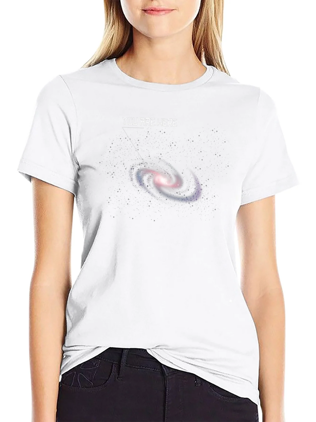 You Are Here Galaxy Graphic T-Shirt - Black product image 11