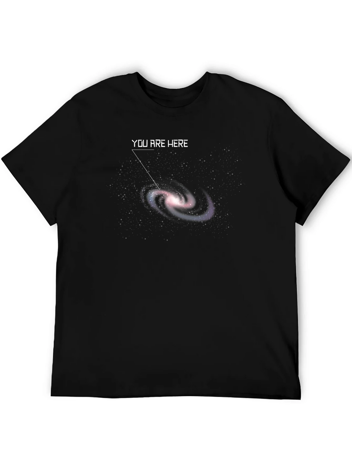 You Are Here Galaxy Graphic T-Shirt - Black product image 8