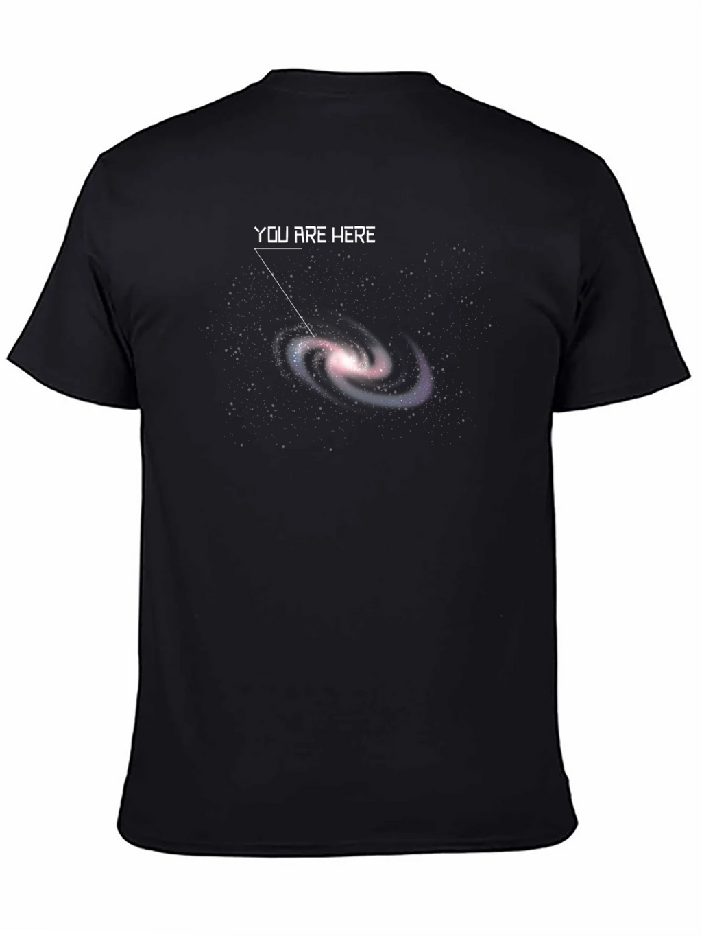 You Are Here Galaxy Graphic T-Shirt - Black product image 7