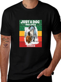 Dog & Horse Lover Tee - Just a Who Loves Horses product image 1