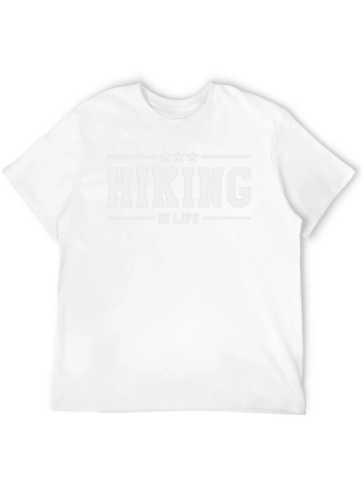 Hiking is Life Graphic T-Shirt - Black product image 3