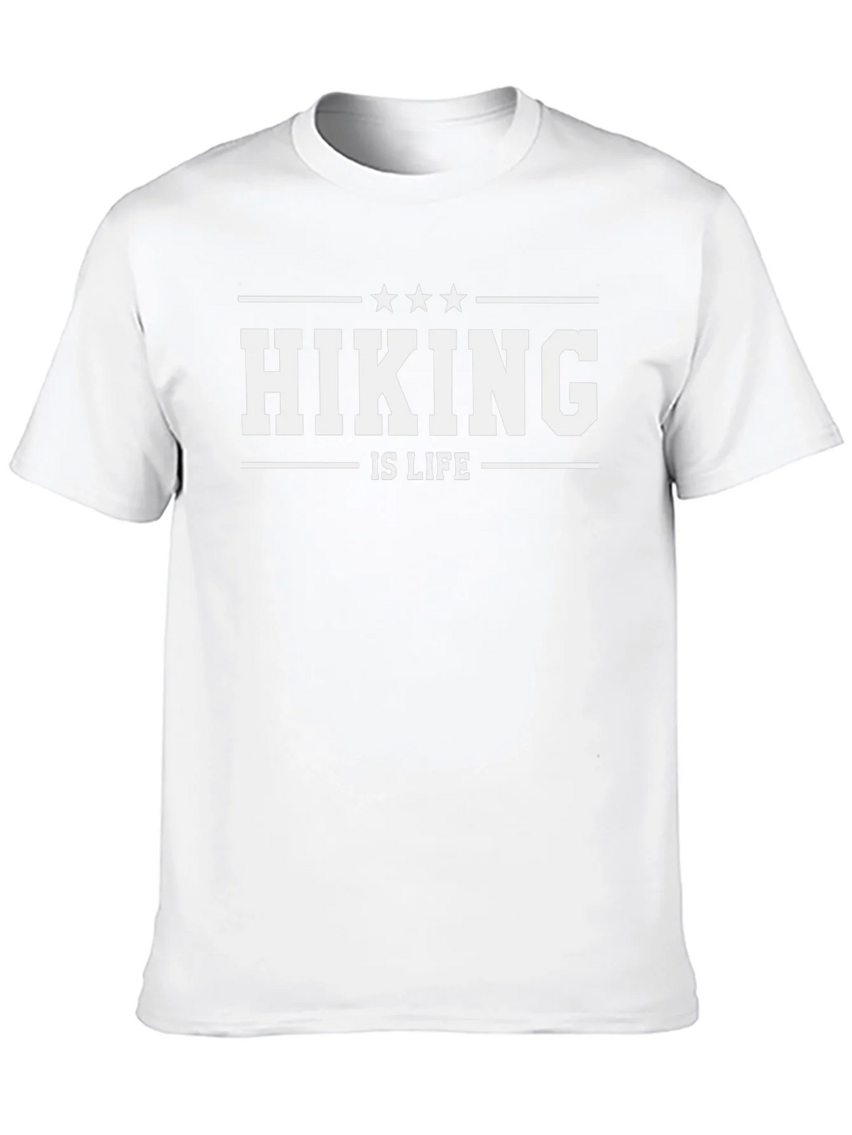 Hiking is Life Graphic T-Shirt - Black product image 12