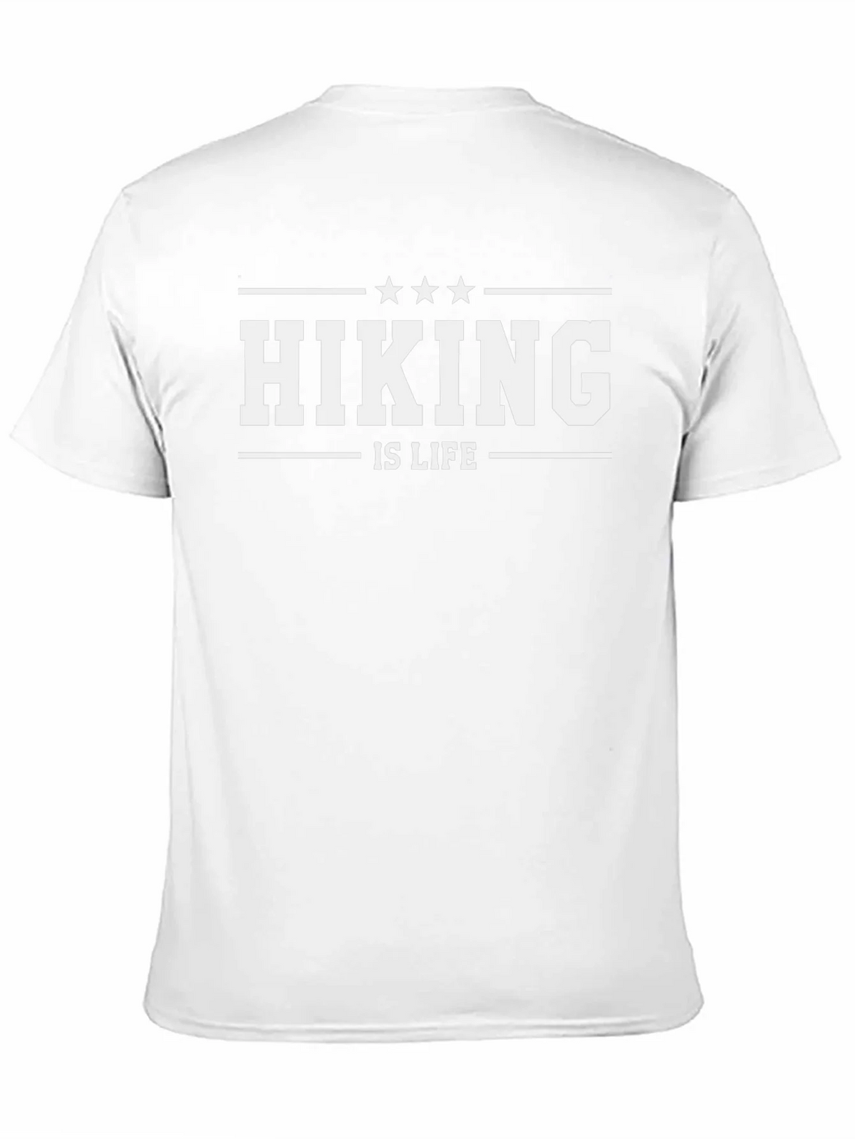 Hiking is Life Graphic T-Shirt - Black product image 2