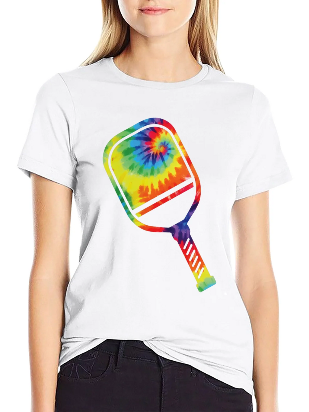 Tie Dye Pickleball Paddle Graphic Tee product image 11