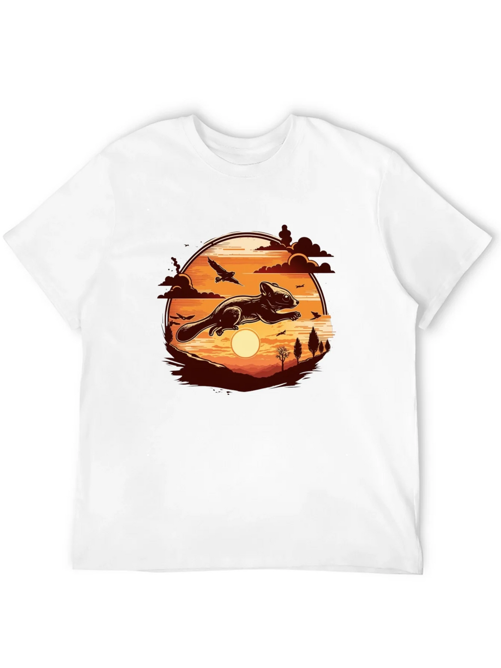 Flying Squirrel Sunset T-Shirt product image 3