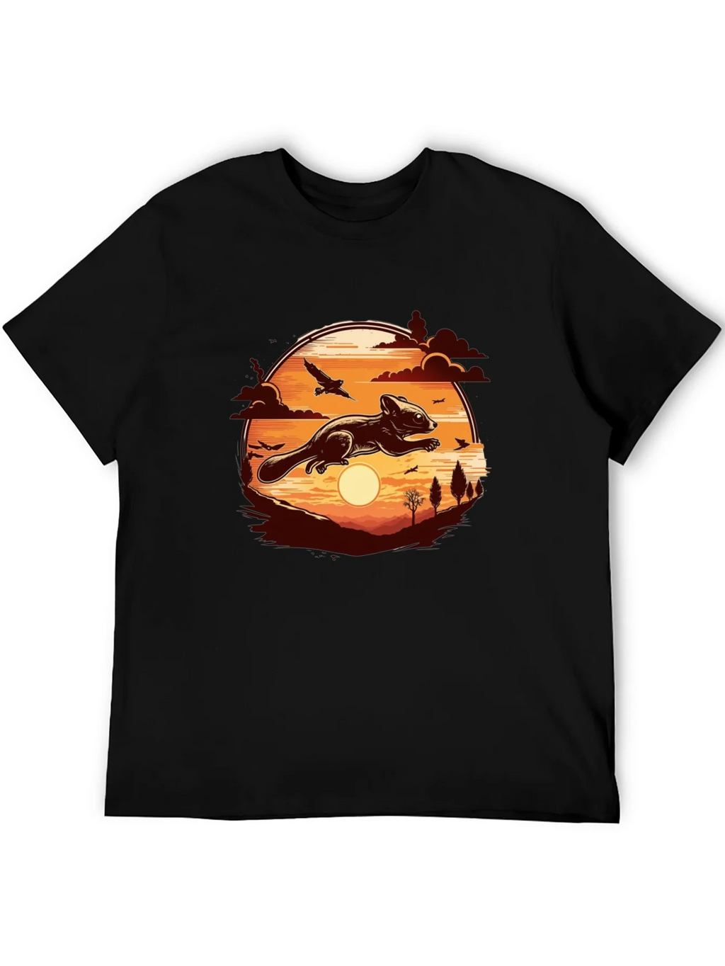 Flying Squirrel Sunset T-Shirt product image 8