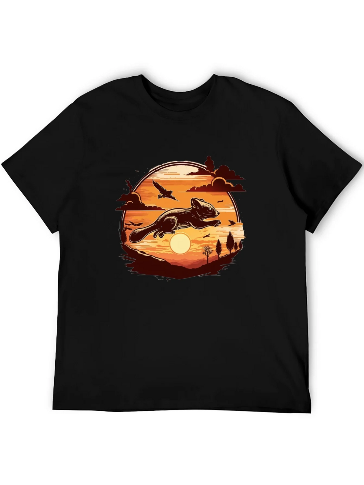 Flying Squirrel Sunset T-Shirt product image 8