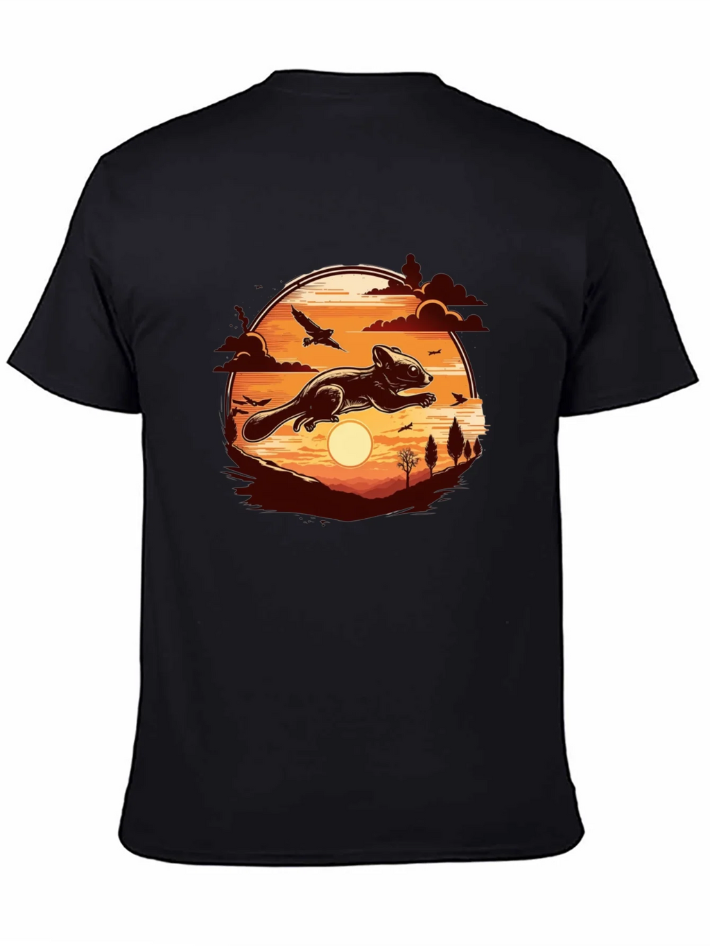 Flying Squirrel Sunset T-Shirt product image 7
