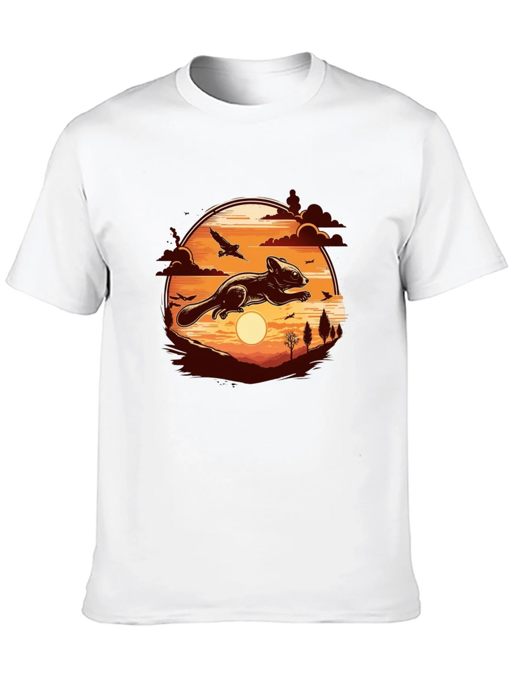 Flying Squirrel Sunset T-Shirt product image 12