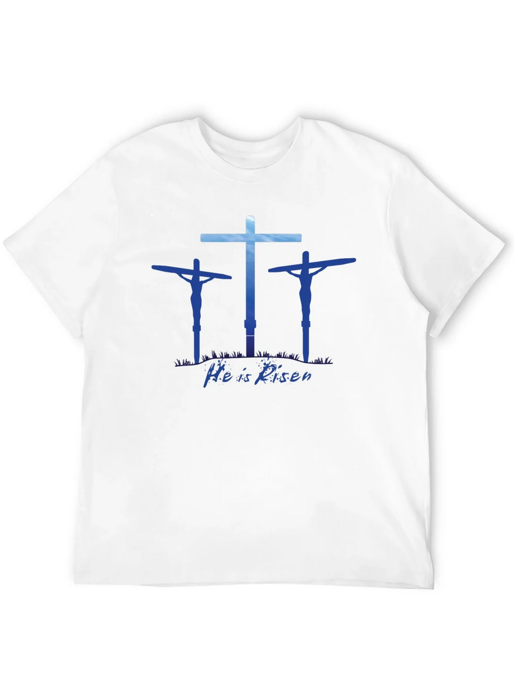 He is Risen Graphic Tee - Christian Easter Shirt product image 3