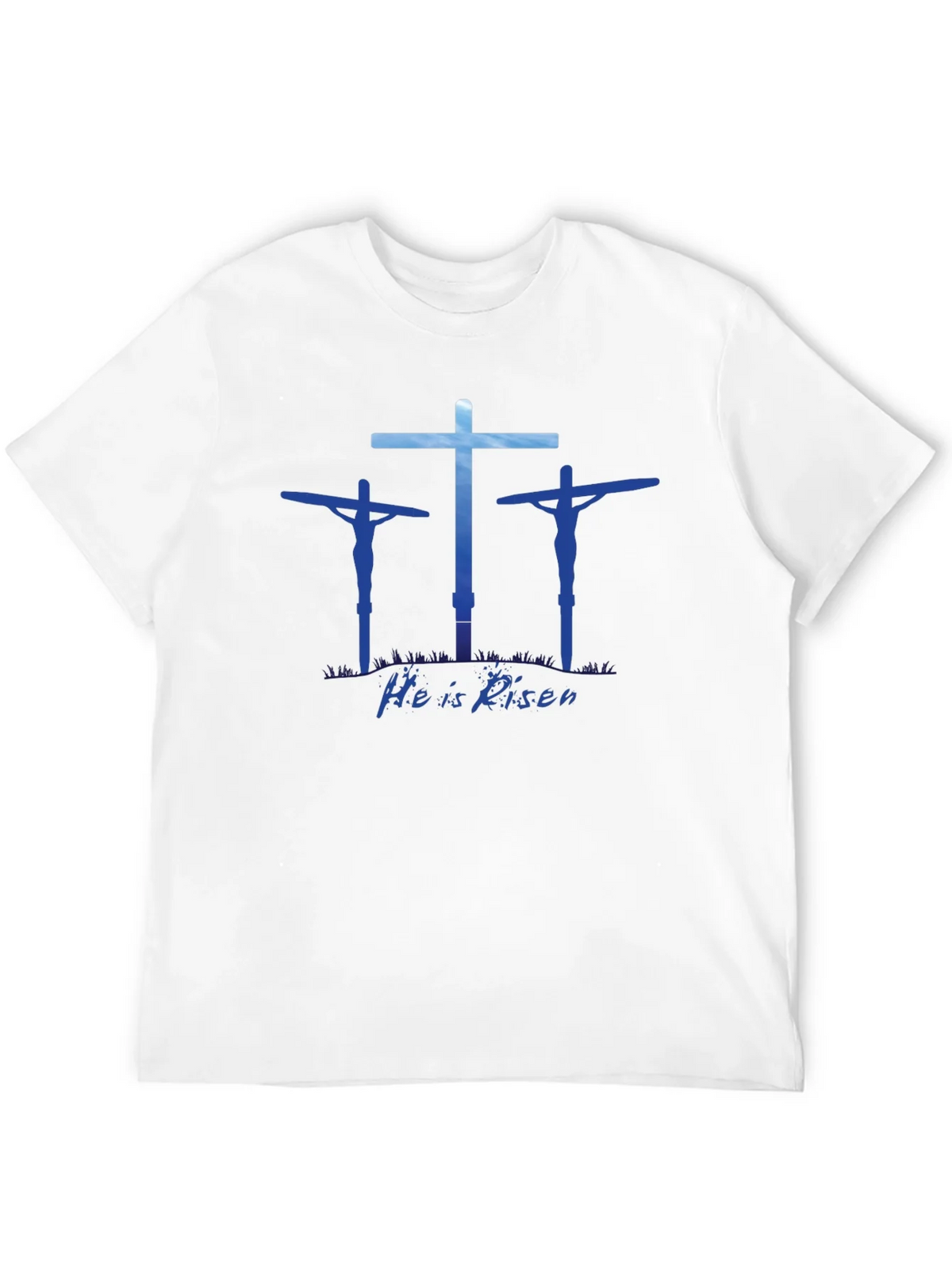 He is Risen Graphic Tee - Christian Easter Shirt product image 3