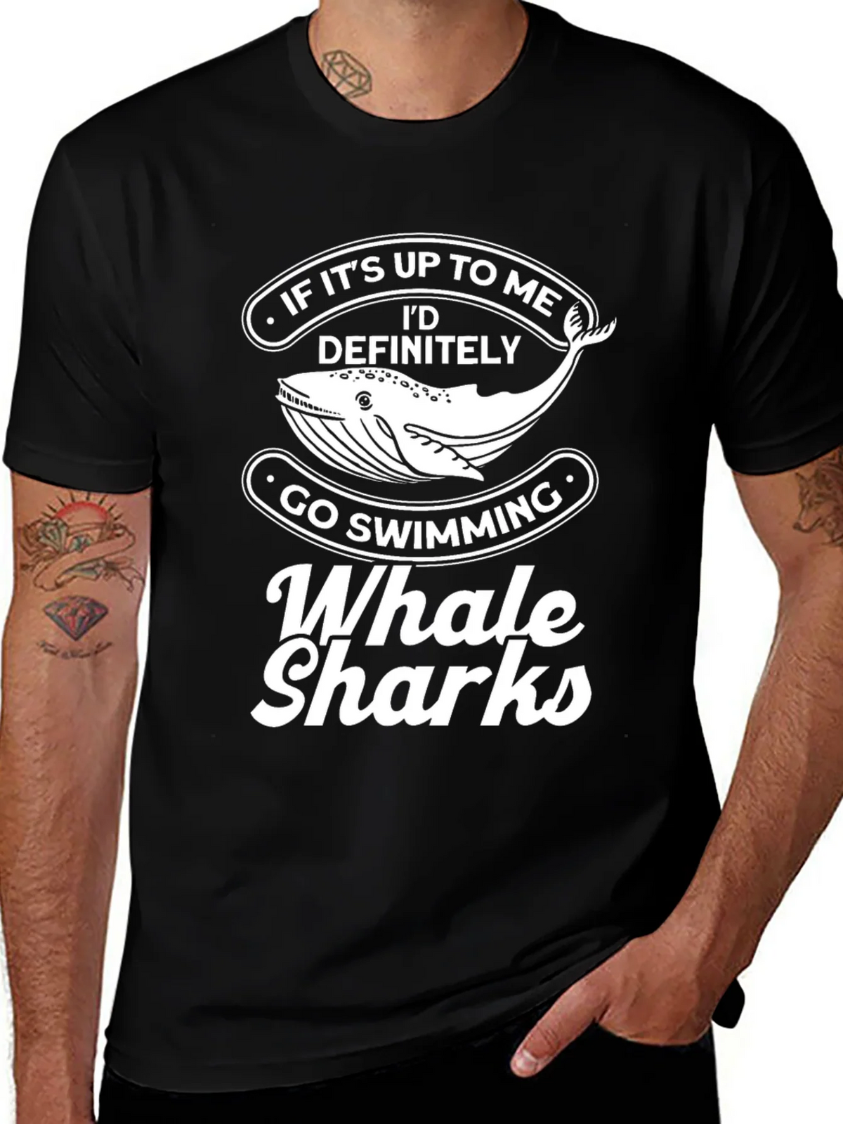 Whale Shark T-Shirt - Id Go Swimming Tee product image 1