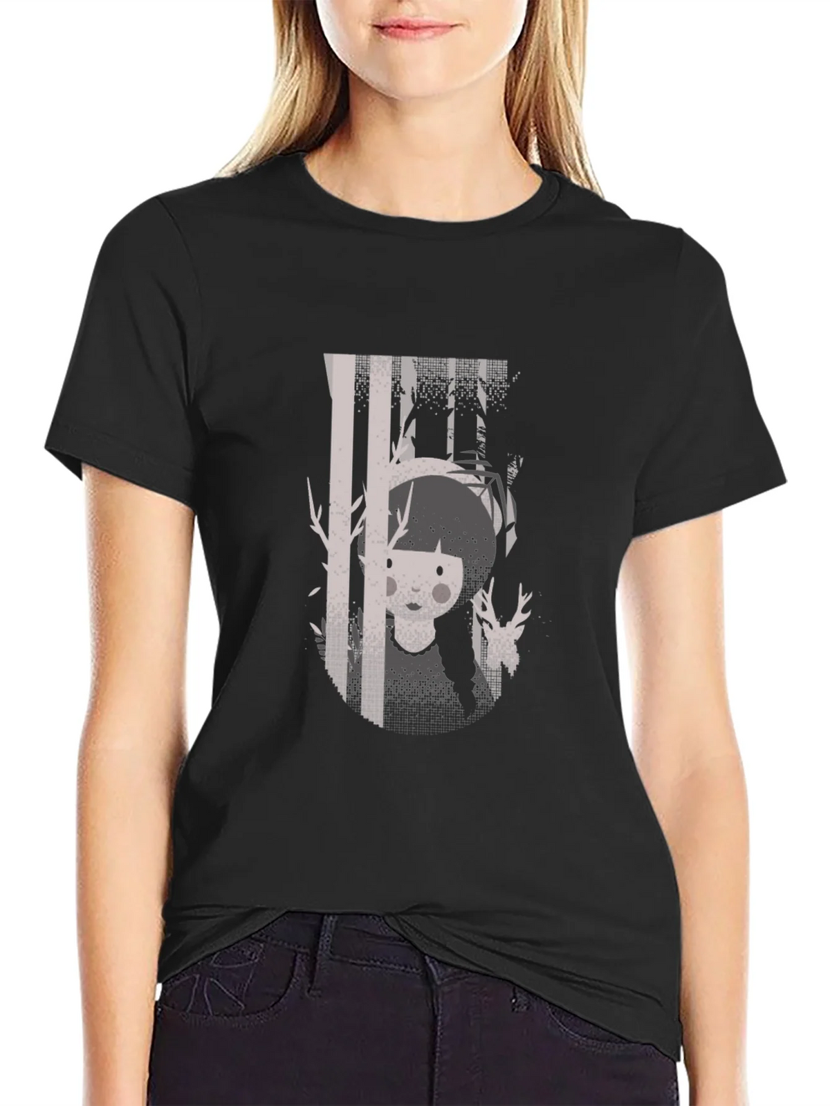 Enigmatic Forest Graphic Tee - Unique Design product image 5