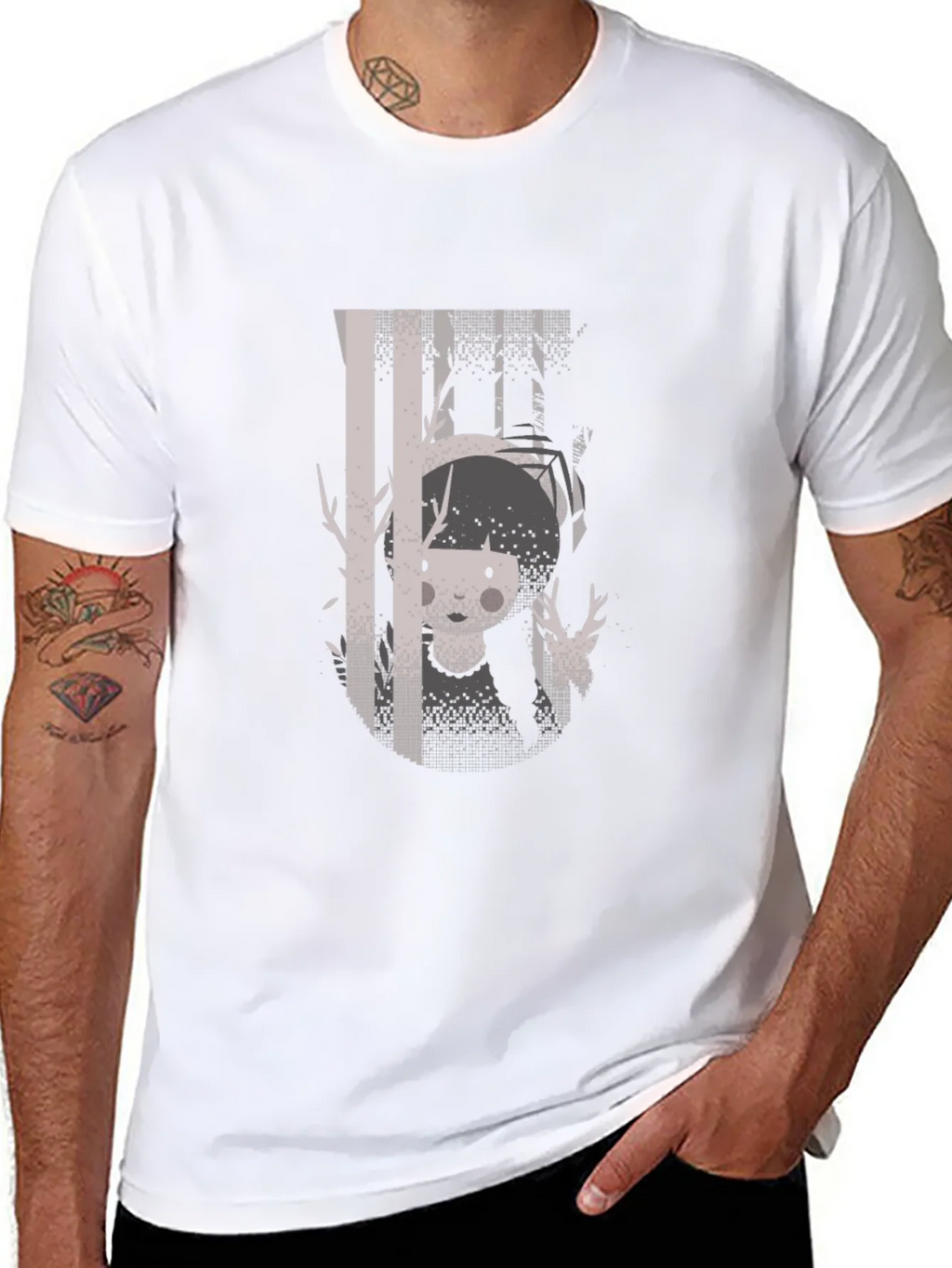 Enigmatic Forest Graphic Tee - Unique Design product image 10