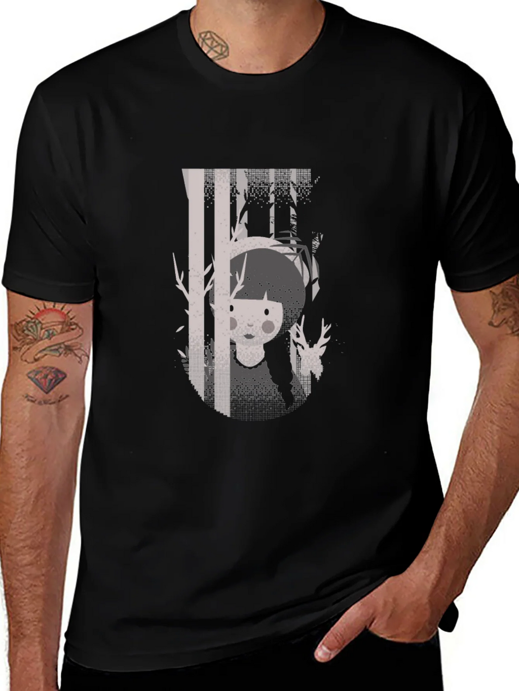 Enigmatic Forest Graphic Tee - Unique Design product image 1