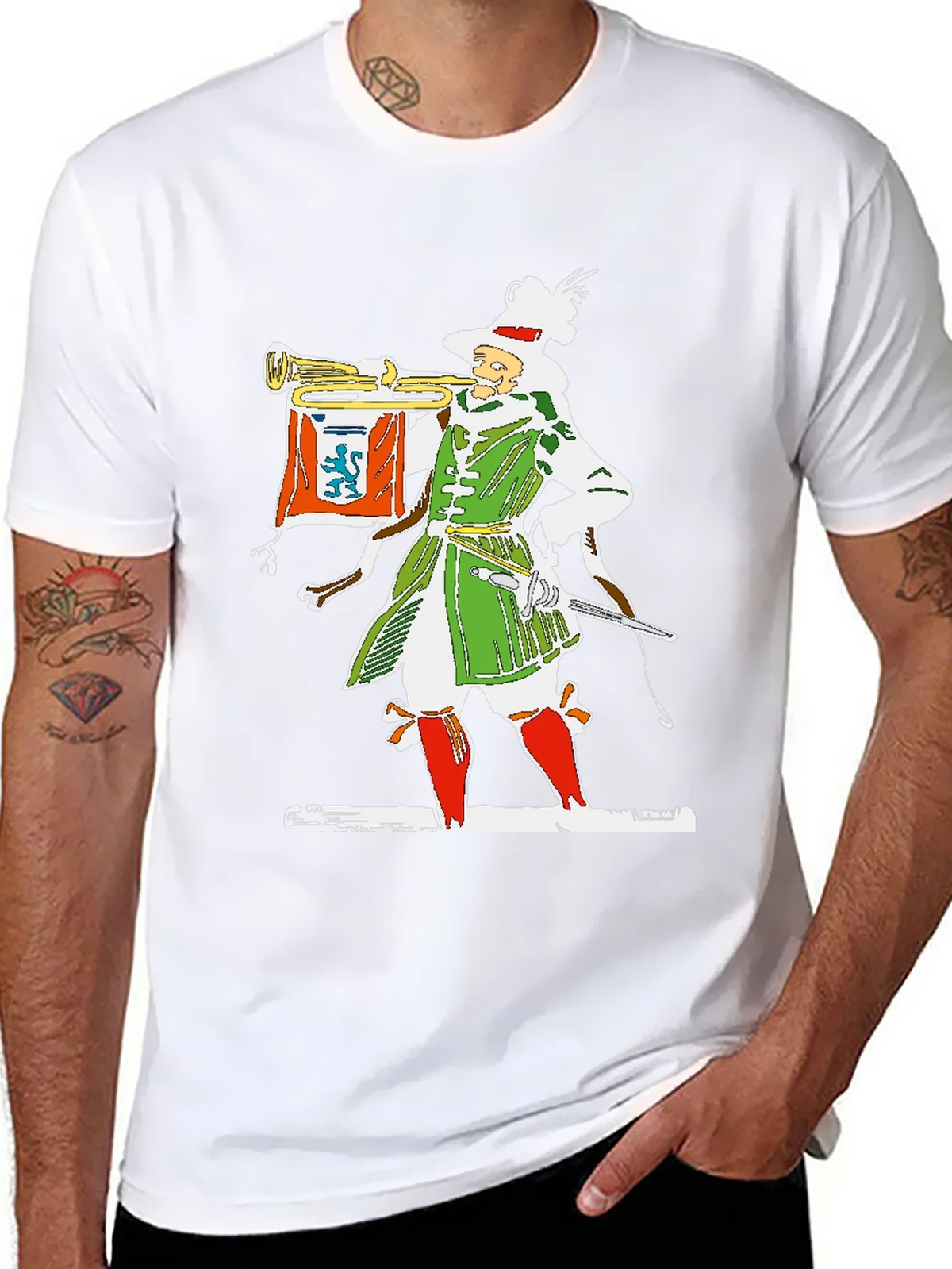 Retro Musician Graphic Tee product image 5