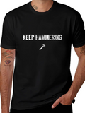 Keep Hammering Graphic T-Shirt product image 1