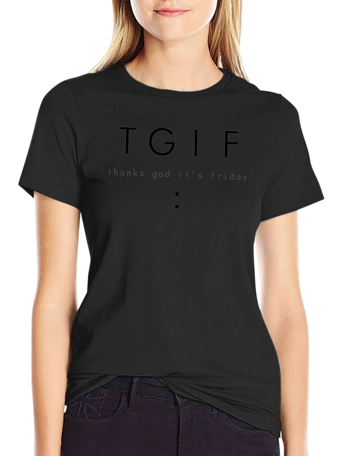 TGIF Black T-Shirt - Mens Friday Wear product image 5