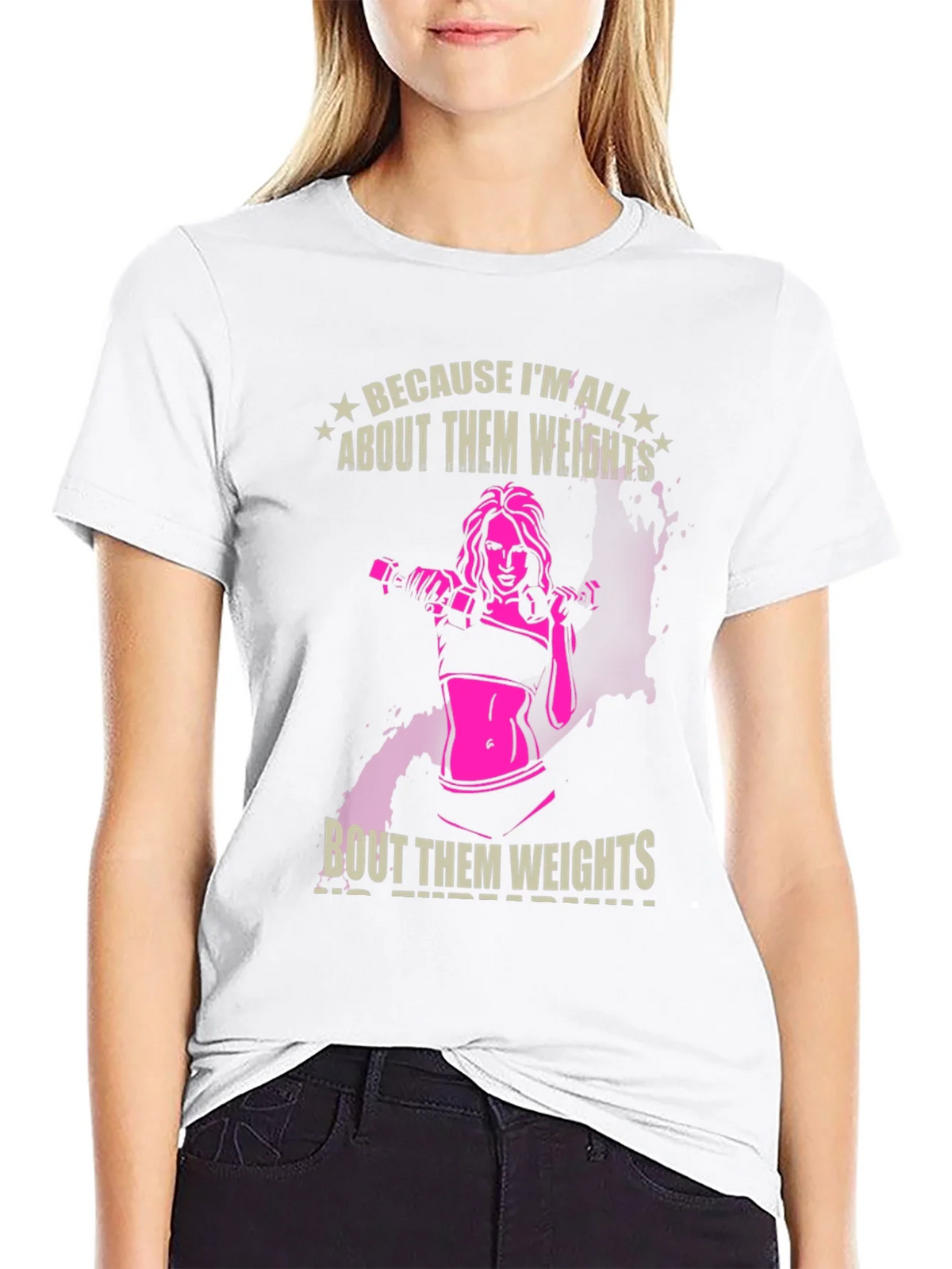 Weights Graphic T-Shirt - Fitness Apparel product image 11