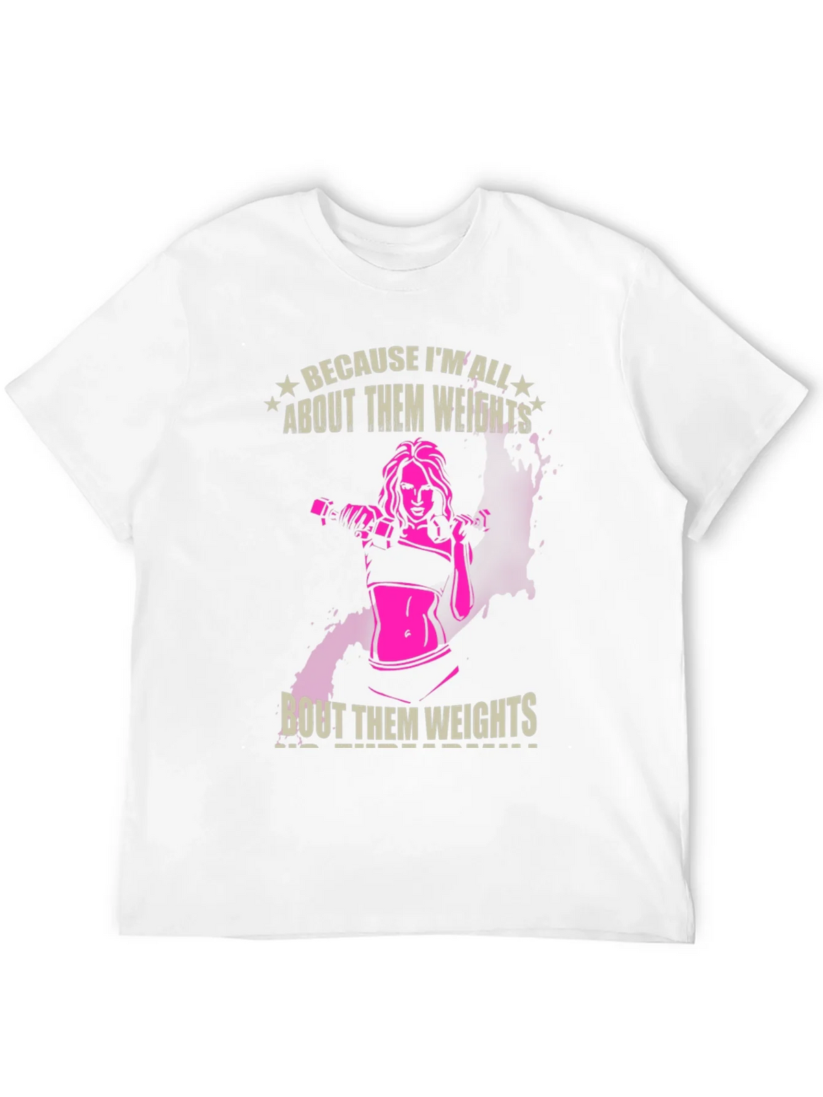 Weights Graphic T-Shirt - Fitness Apparel product image 3