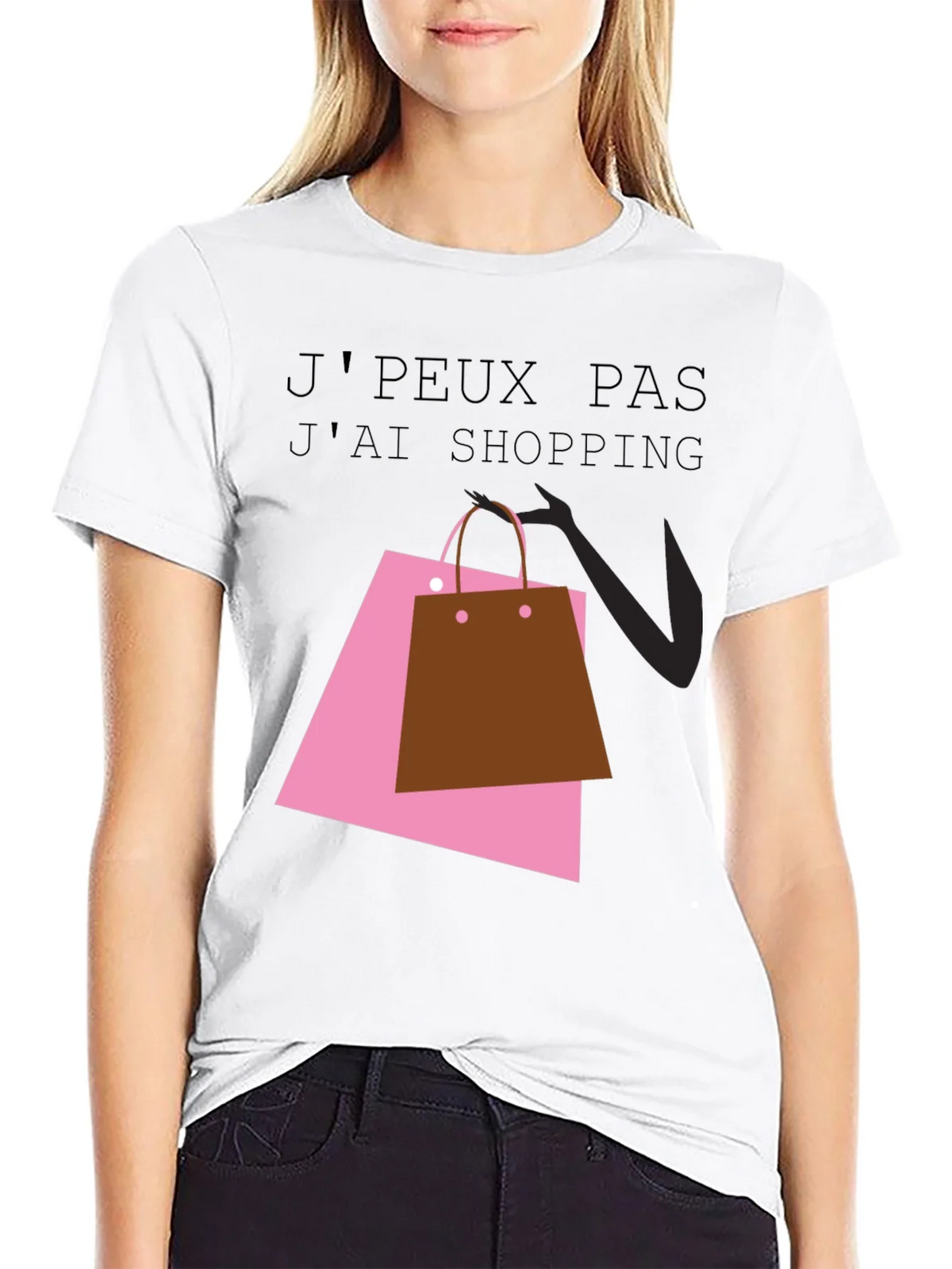 Shopping Spree Tee - French Slogan T-Shirt product image 11