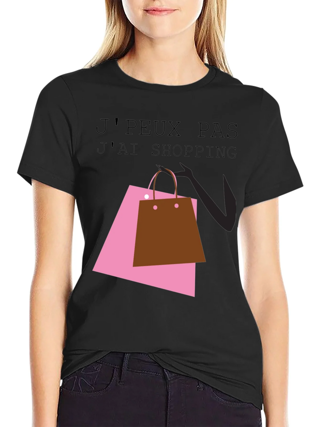 Shopping Spree Tee - French Slogan T-Shirt product image 5