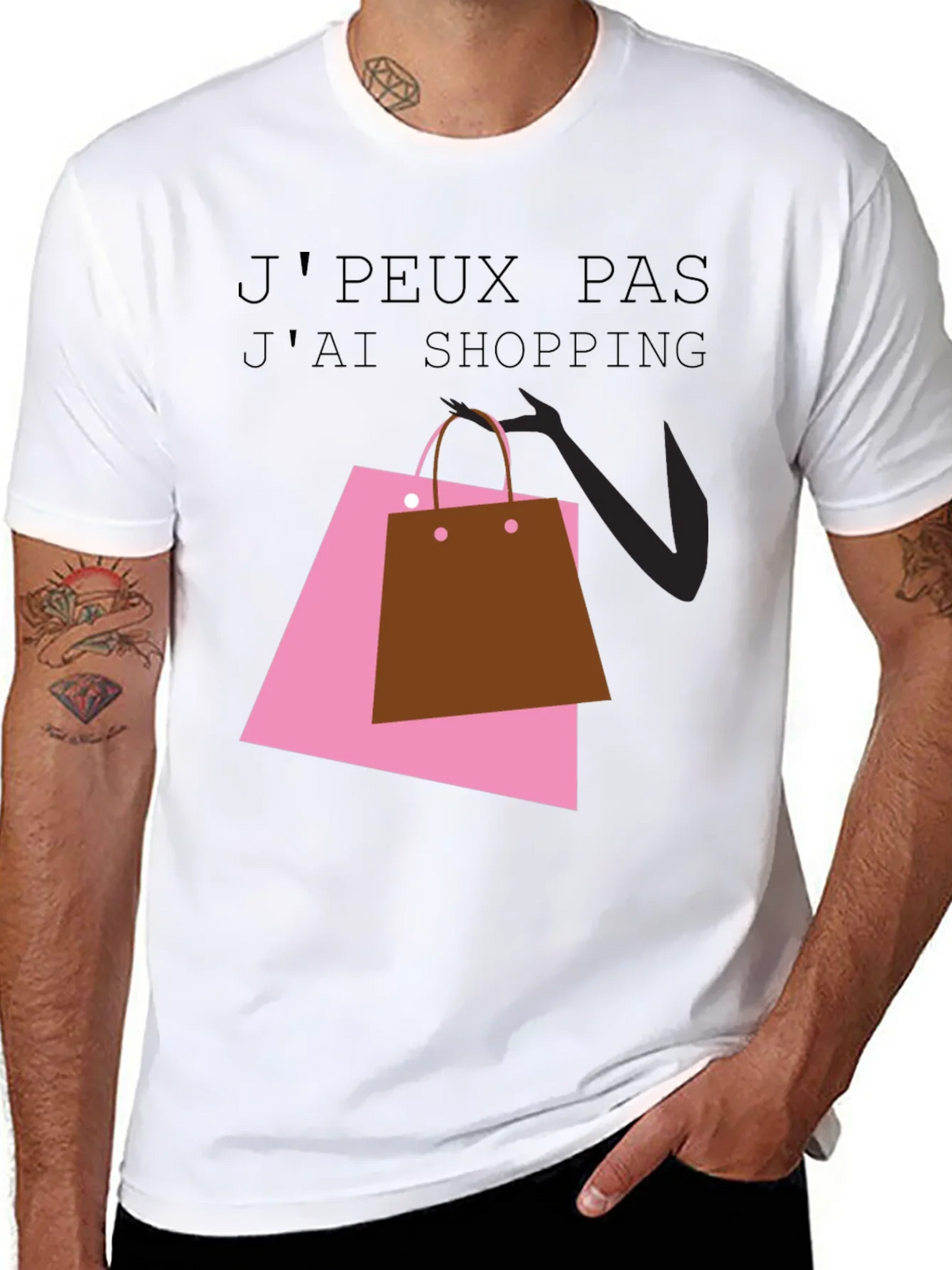 Shopping Spree Tee - French Slogan T-Shirt product image 10