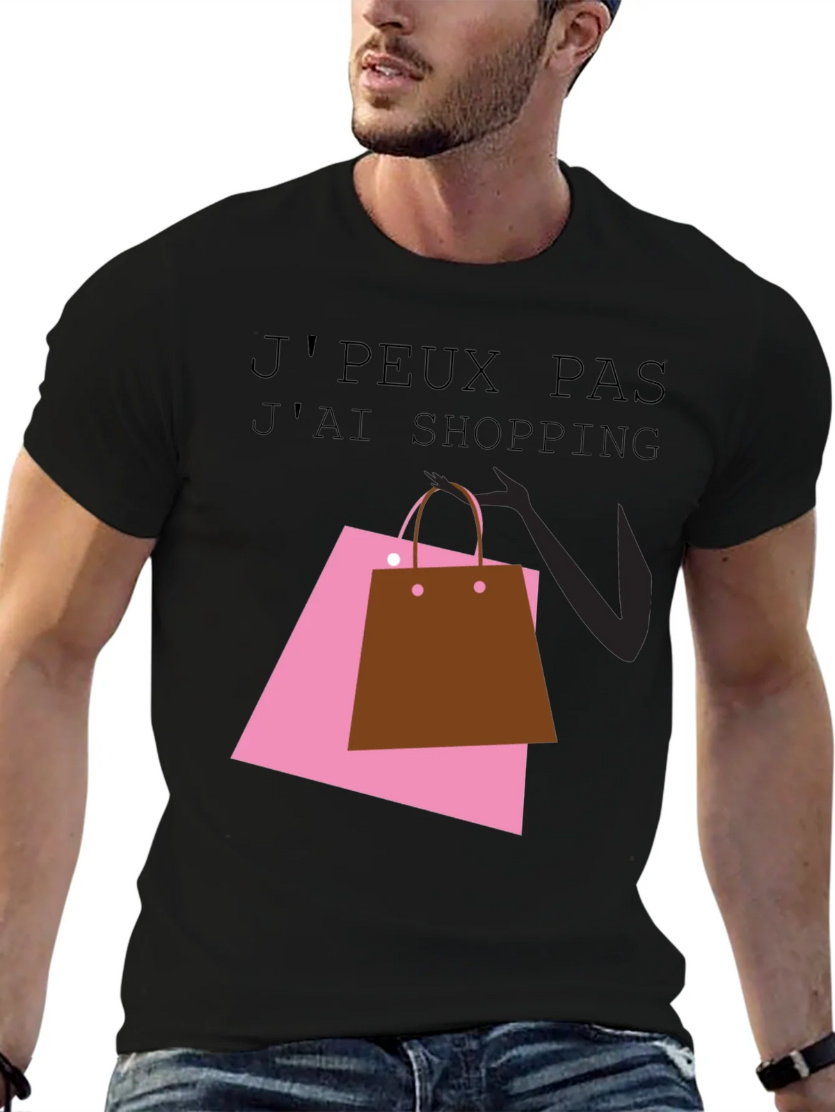 Shopping Spree Tee - French Slogan T-Shirt product image 9