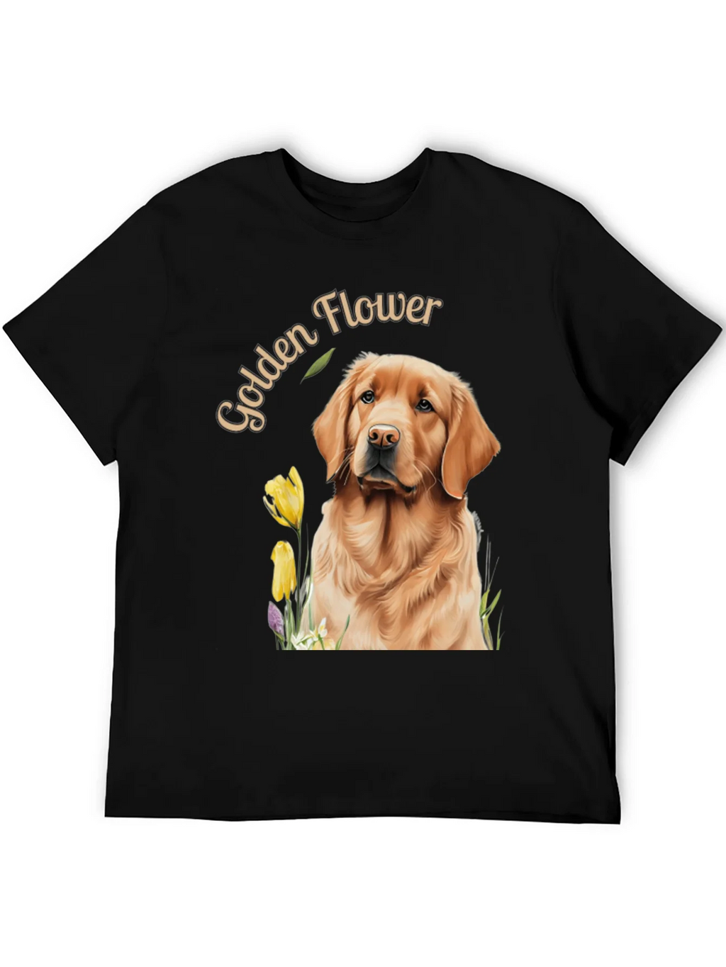 Golden Flower Dog Graphic Tee product image 8