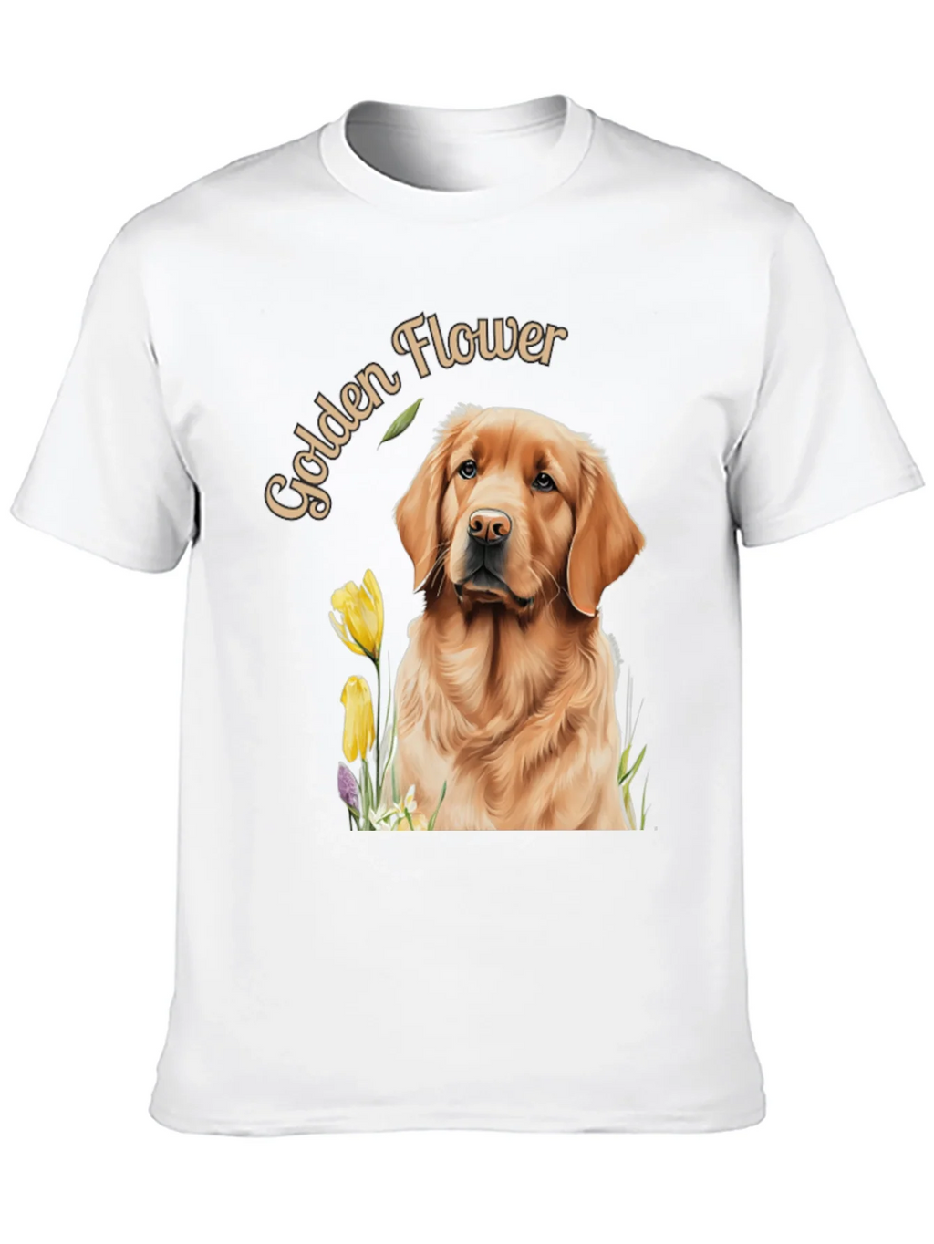 Golden Flower Dog Graphic Tee product image 12
