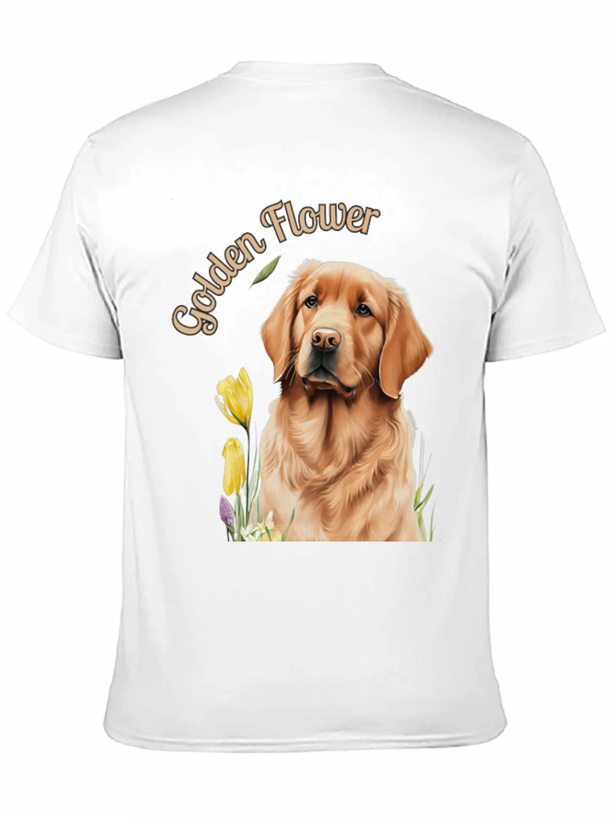 Golden Flower Dog Graphic Tee product image 2