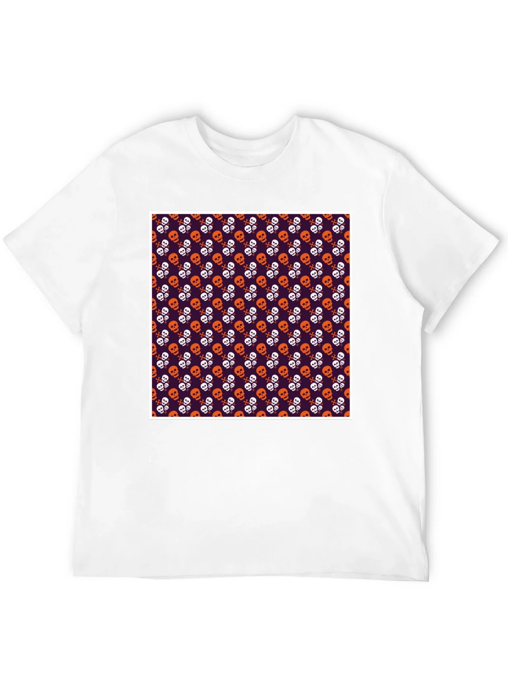 Skull Pattern T-Shirt - Halloween Style product image 3