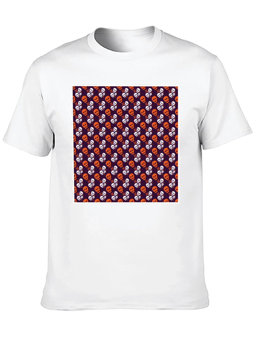 Skull Pattern T-Shirt - Halloween Style product image 12