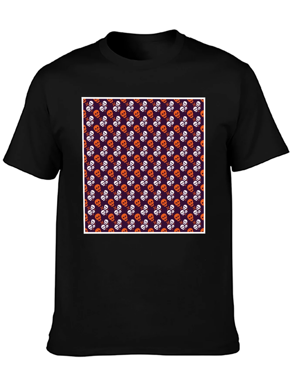 Skull Pattern T-Shirt - Halloween Style product image 6