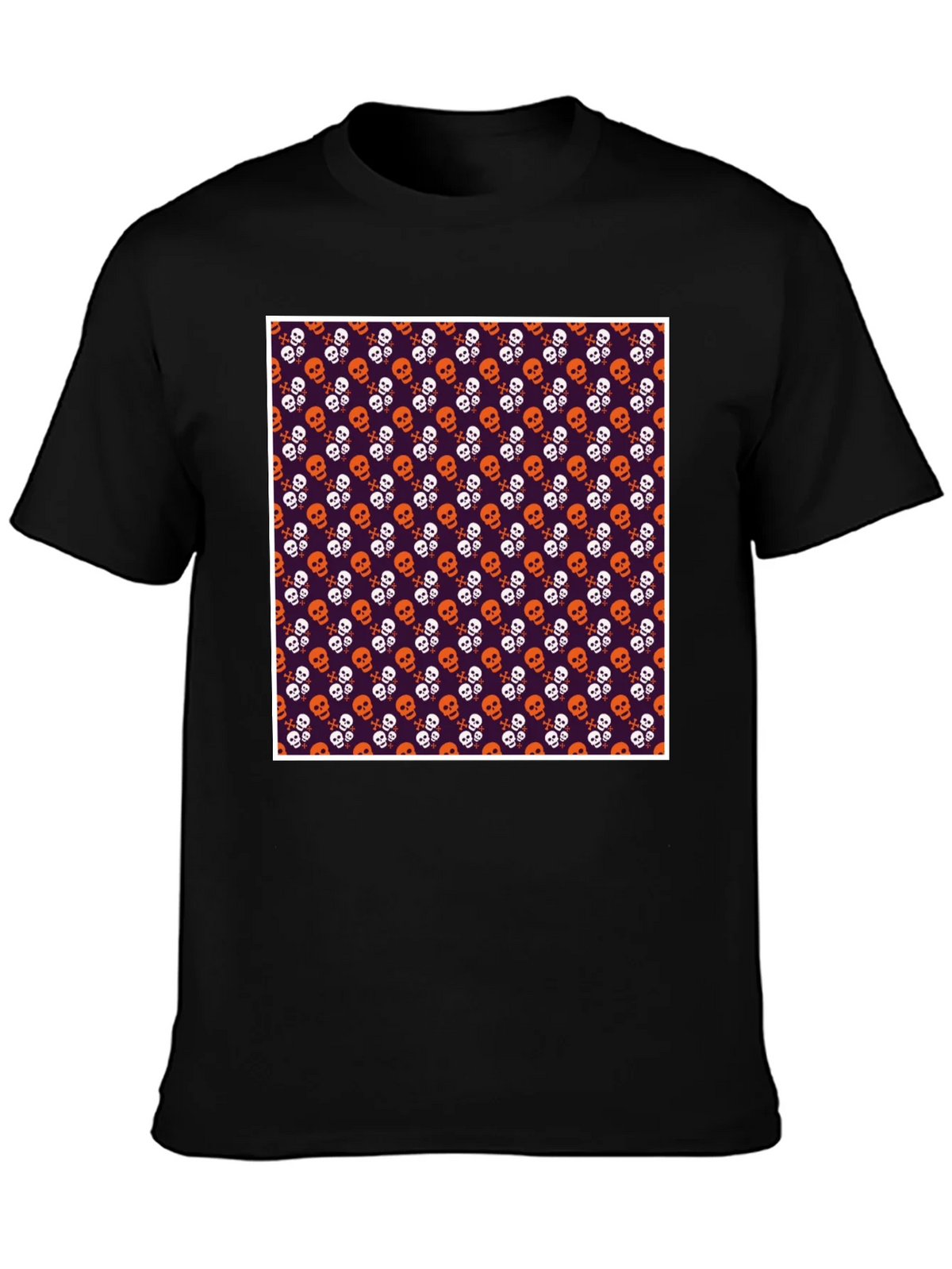 Skull Pattern T-Shirt - Halloween Style product image 6